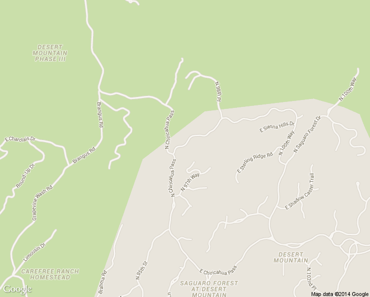 map of restaurants, bars, coffee shops, grocery stores, and more near 9755 East Reflecting Mountain Way in Scottsdale