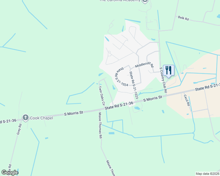 map of restaurants, bars, coffee shops, grocery stores, and more near 726 Twin Oaks Circle in Lake City
