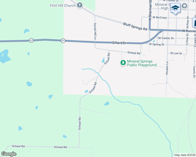 map of restaurants, bars, coffee shops, grocery stores, and more near in Mineral Springs