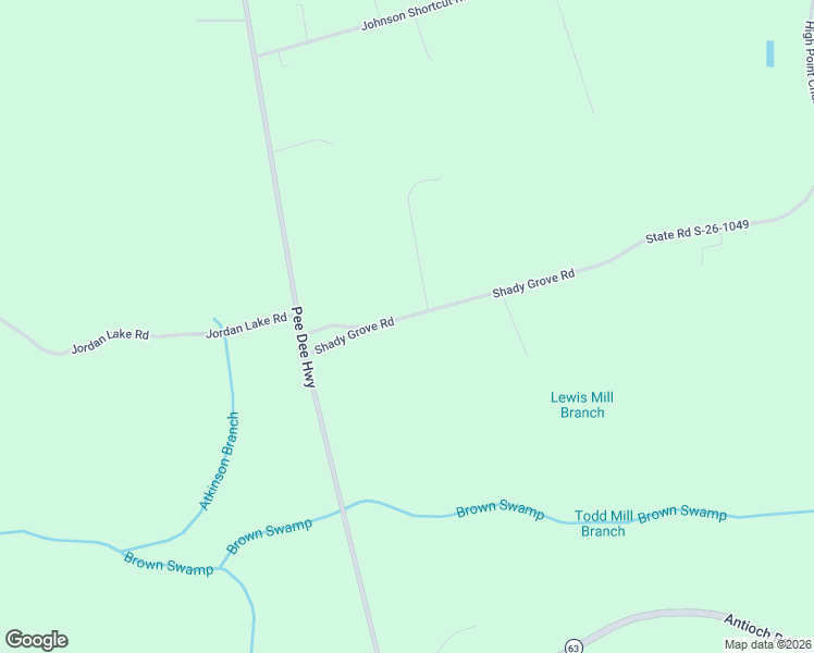 map of restaurants, bars, coffee shops, grocery stores, and more near 7037 Shady Grove Road in Conway