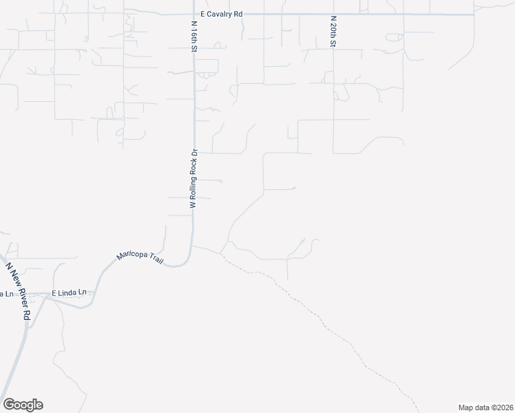 map of restaurants, bars, coffee shops, grocery stores, and more near 42214 North 18th Street in New River