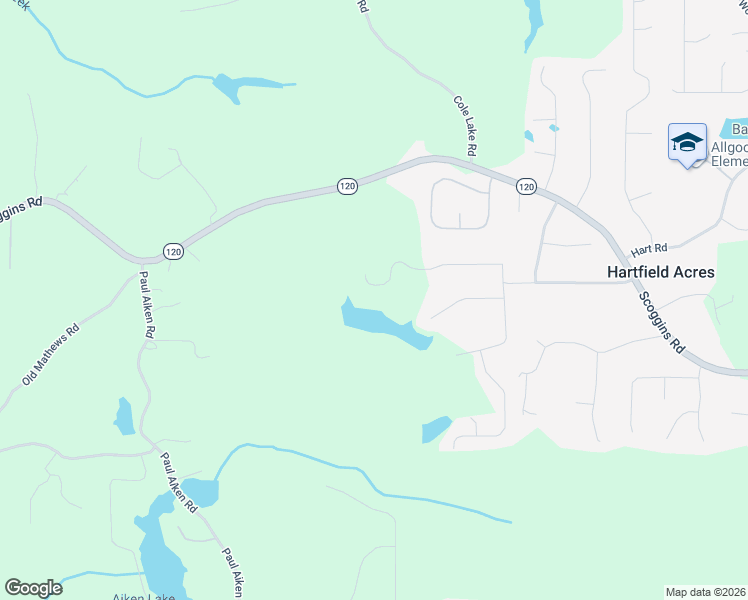 map of restaurants, bars, coffee shops, grocery stores, and more near 473 Paces Lakes Ridge in Dallas