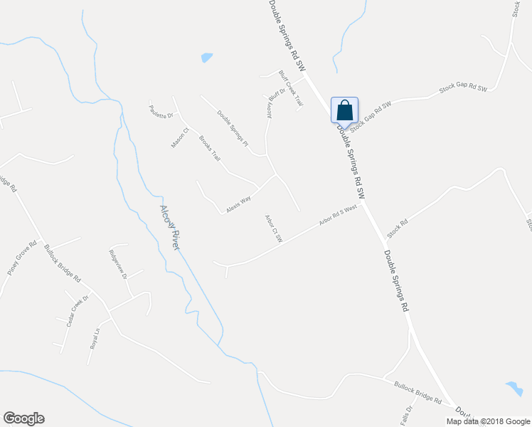 map of restaurants, bars, coffee shops, grocery stores, and more near Arbor Court Southwest in Monroe