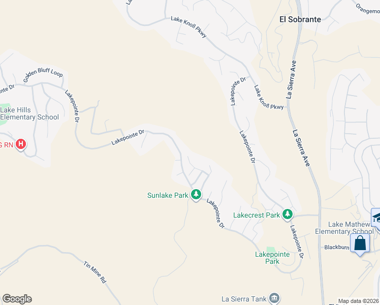 map of restaurants, bars, coffee shops, grocery stores, and more near 17261 Rosy Sky Circle in Riverside