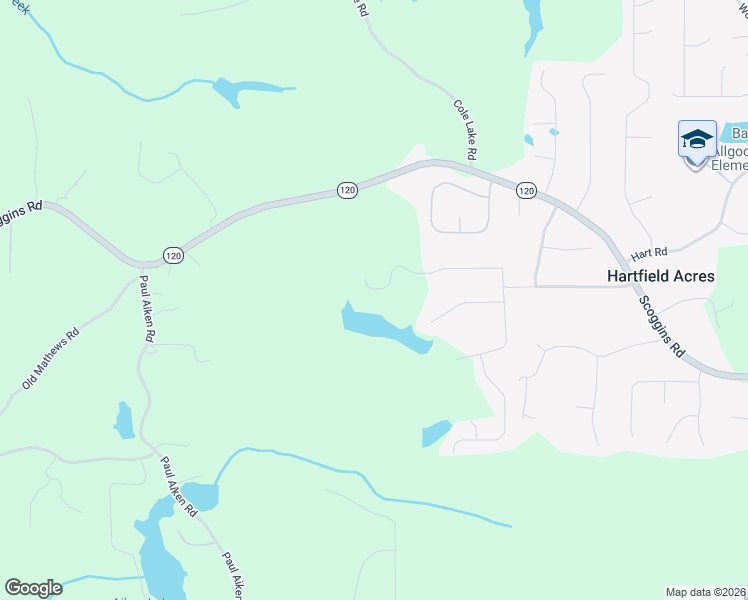 map of restaurants, bars, coffee shops, grocery stores, and more near 473 Paces Lakes Ridge in Dallas