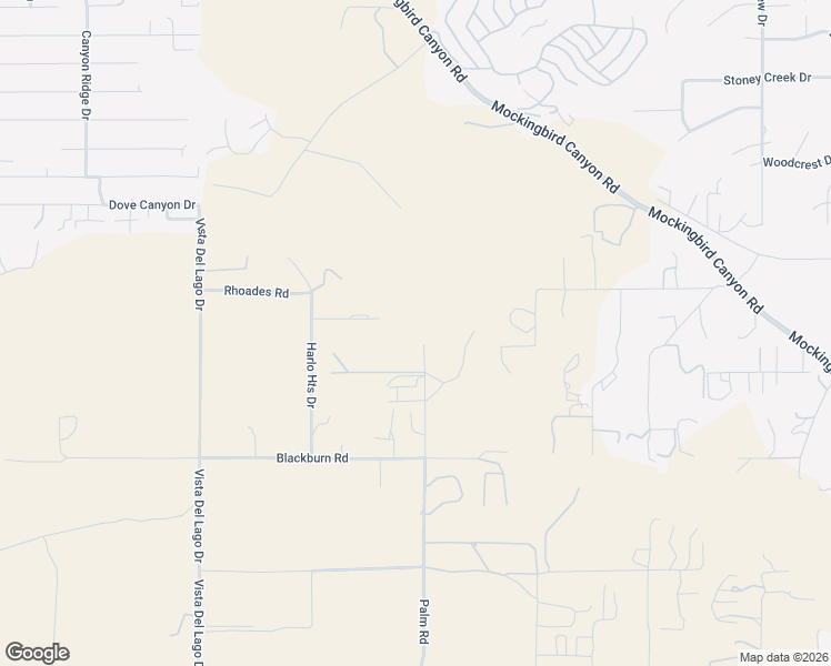 map of restaurants, bars, coffee shops, grocery stores, and more near 17233 Palm Road in Riverside