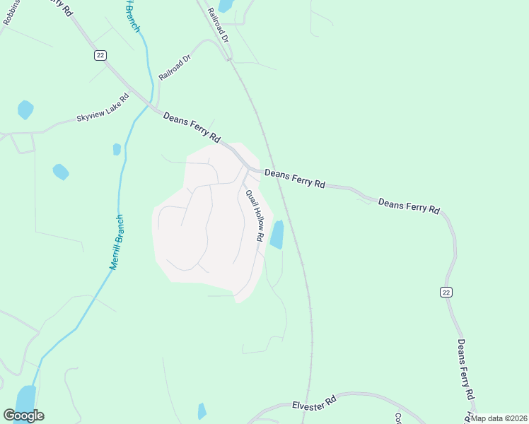 map of restaurants, bars, coffee shops, grocery stores, and more near 79 Quail Hollow Road in Warrior