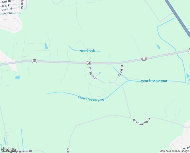 map of restaurants, bars, coffee shops, grocery stores, and more near 139 Springtide Drive in Conway