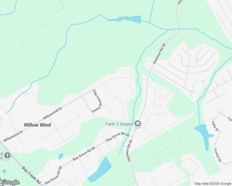 map of restaurants, bars, coffee shops, grocery stores, and more near 602 Aya Circle Southeast in Loganville