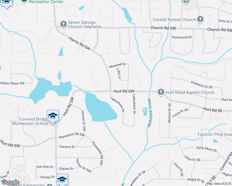 map of restaurants, bars, coffee shops, grocery stores, and more near in Cobb County