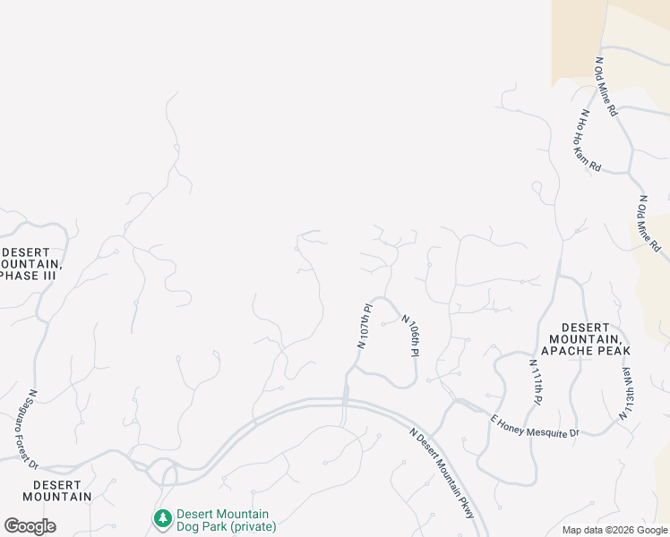 map of restaurants, bars, coffee shops, grocery stores, and more near 42405 North 105th Street in Scottsdale