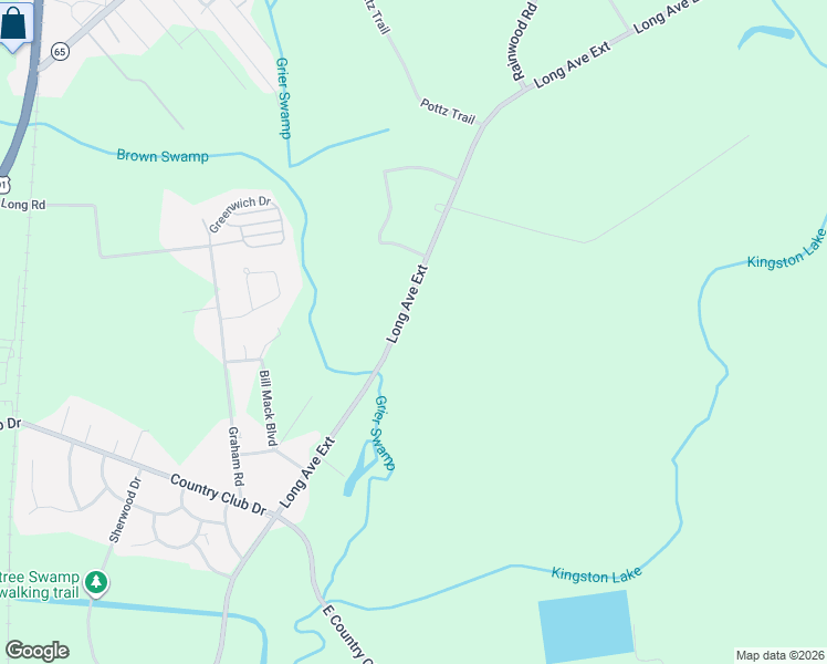 map of restaurants, bars, coffee shops, grocery stores, and more near 2832 Long Avenue Extension in Conway