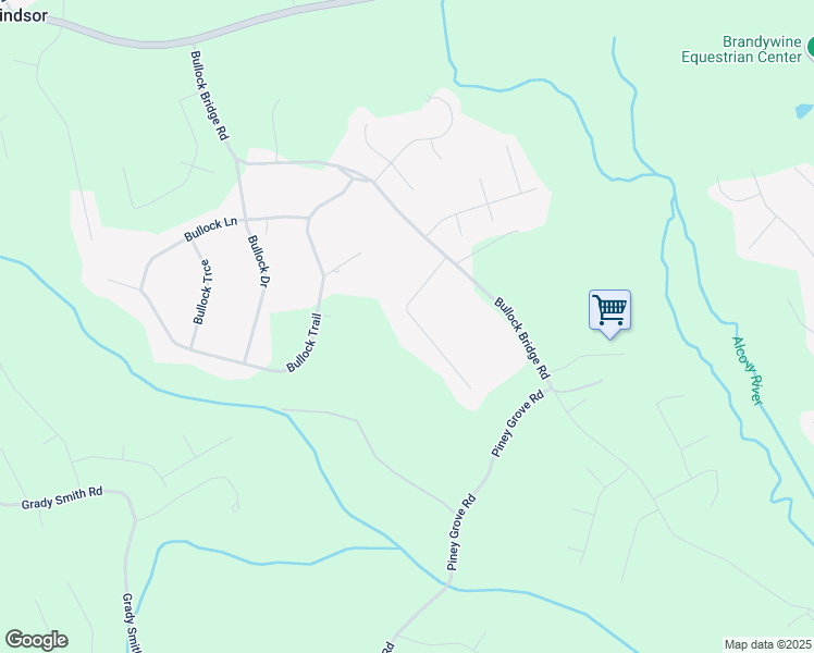 map of restaurants, bars, coffee shops, grocery stores, and more near 4244 Timber Trace Road in Loganville