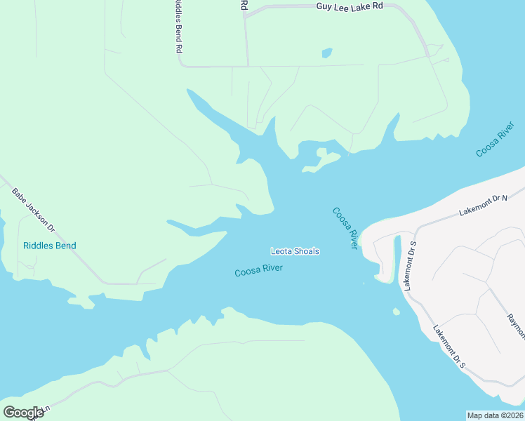 map of restaurants, bars, coffee shops, grocery stores, and more near 981 Charada Lake Road in Rainbow City