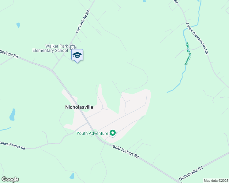 map of restaurants, bars, coffee shops, grocery stores, and more near 2036 Jefferson Hall Drive in Monroe