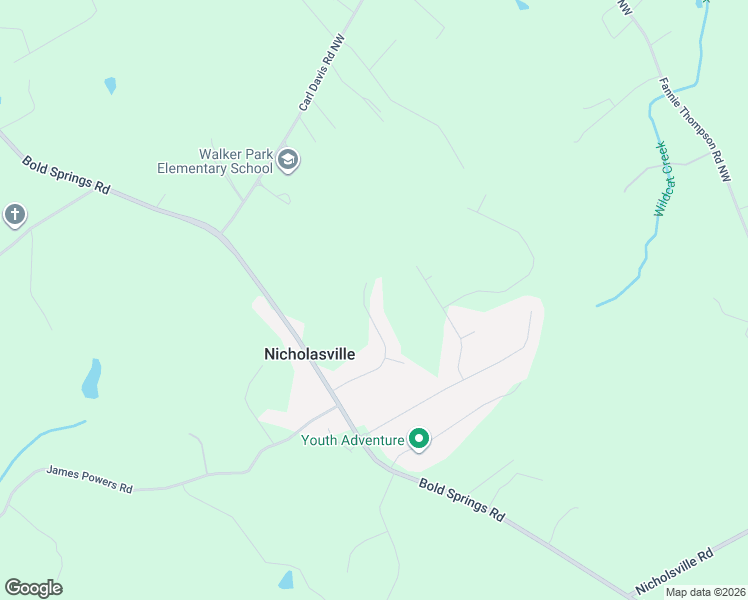 map of restaurants, bars, coffee shops, grocery stores, and more near 1385 Ivy Plantation in Monroe