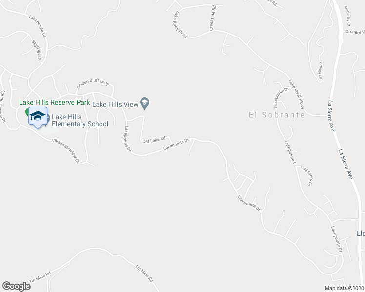 map of restaurants, bars, coffee shops, grocery stores, and more near 18338 Lakepointe Drive in Riverside