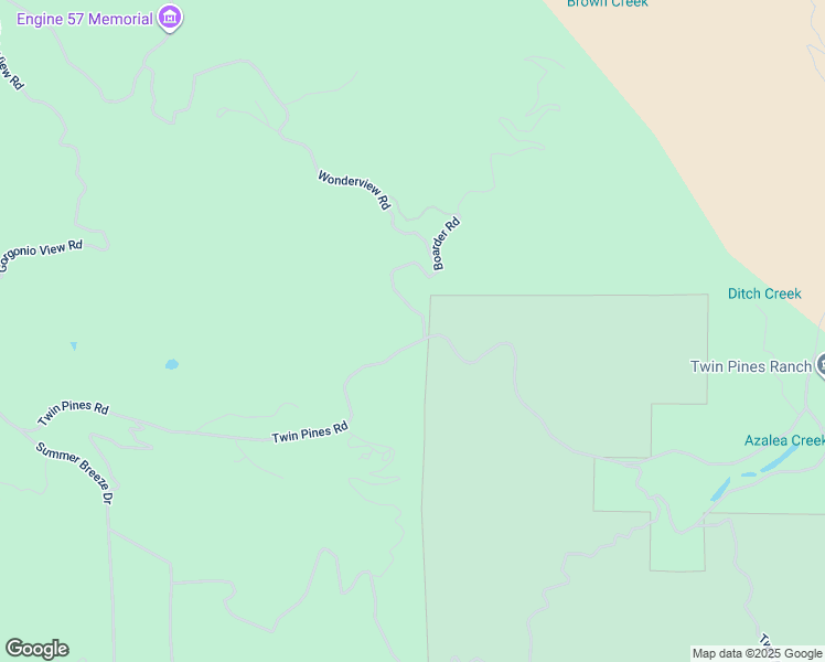 map of restaurants, bars, coffee shops, grocery stores, and more near 48910 Twin Pines Road in Banning