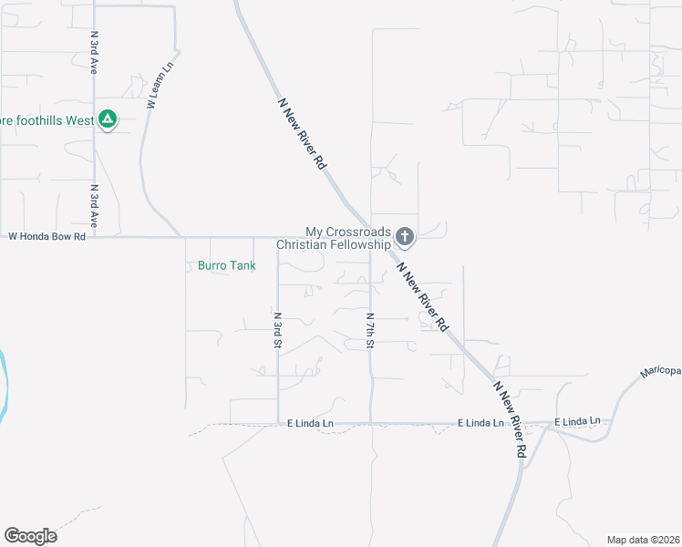 map of restaurants, bars, coffee shops, grocery stores, and more near 42428 North 7th Street in Phoenix