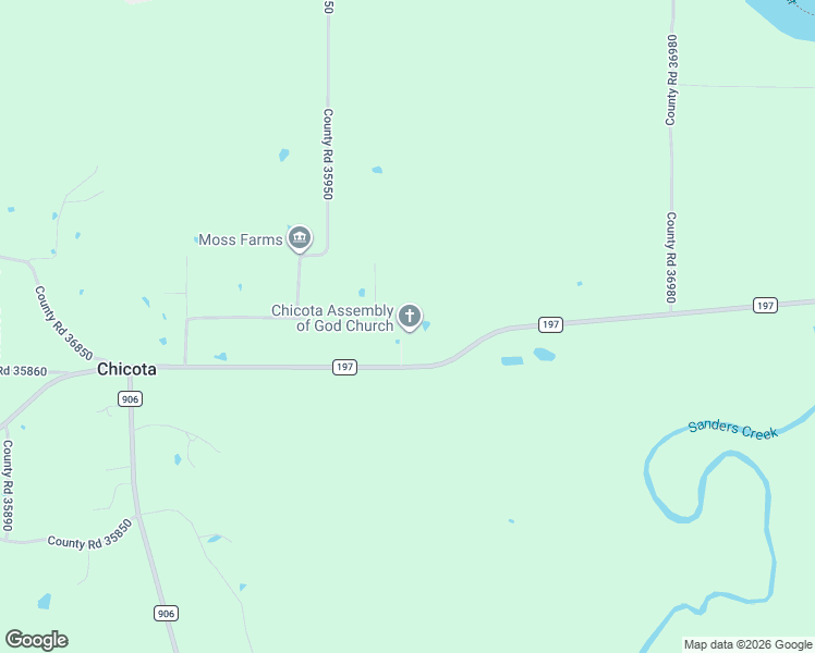 map of restaurants, bars, coffee shops, grocery stores, and more near 35950 County Road 35960 in Sumner