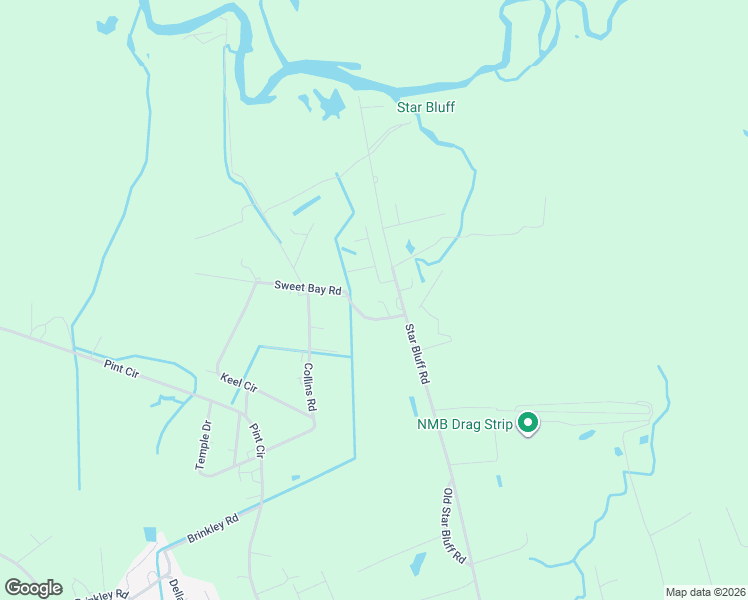 map of restaurants, bars, coffee shops, grocery stores, and more near 1806 Star Bluff Road in Longs
