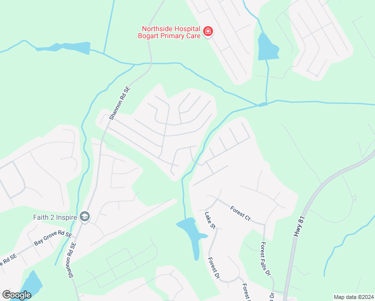 map of restaurants, bars, coffee shops, grocery stores, and more near 1061 High Tide Trail in Loganville