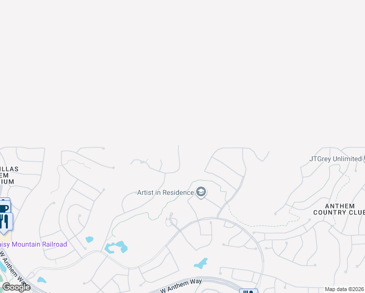 map of restaurants, bars, coffee shops, grocery stores, and more near 42519 North Cross Timbers Court in New River