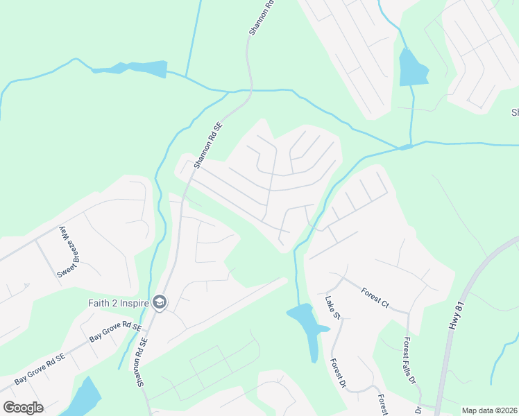 map of restaurants, bars, coffee shops, grocery stores, and more near 4001 Village Main Street in Loganville