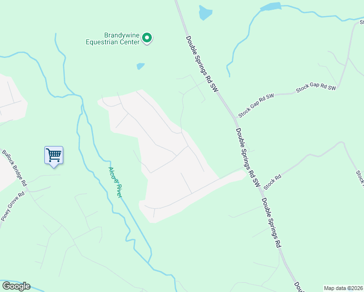 map of restaurants, bars, coffee shops, grocery stores, and more near 1244 Alcovy Bluff Drive in Monroe