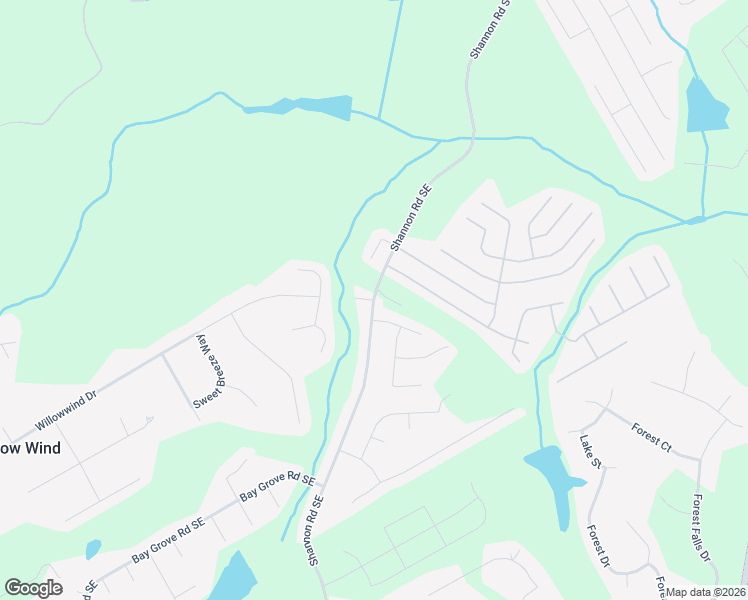 map of restaurants, bars, coffee shops, grocery stores, and more near 995 Shannon Road Southeast in Loganville