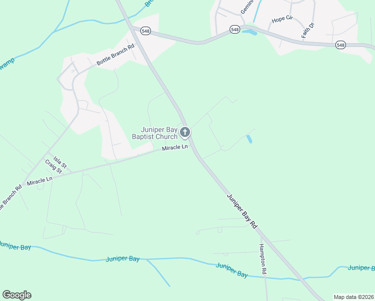 map of restaurants, bars, coffee shops, grocery stores, and more near 5225 Juniper Bay Road in Conway