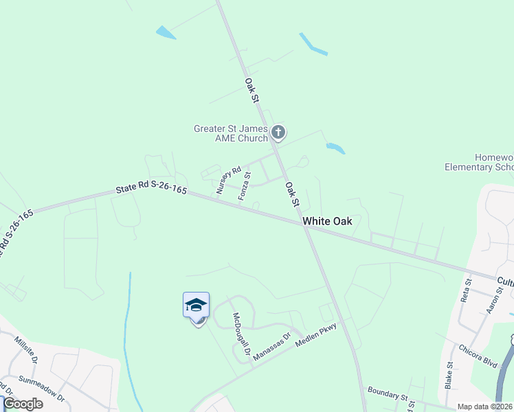 map of restaurants, bars, coffee shops, grocery stores, and more near 2714 Cultra Road in Conway