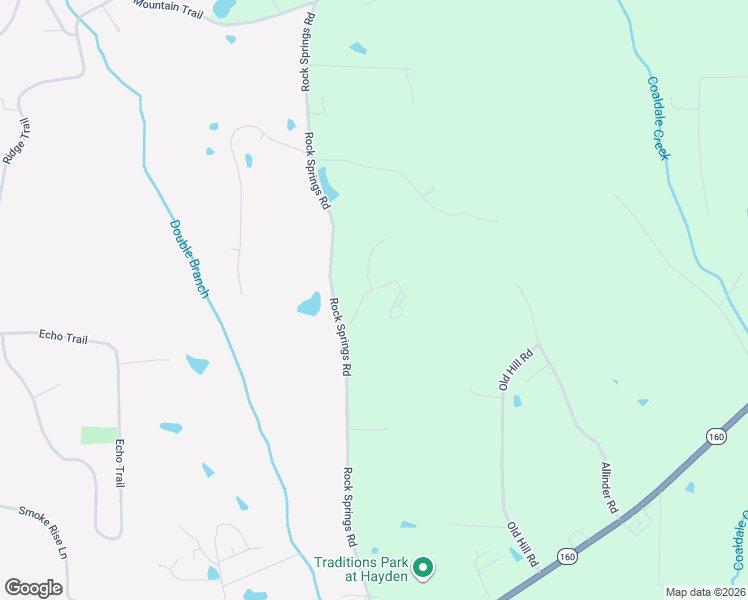 map of restaurants, bars, coffee shops, grocery stores, and more near 159 Springs Cove Road in Warrior