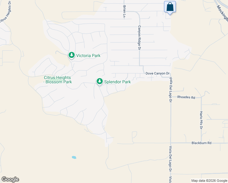 map of restaurants, bars, coffee shops, grocery stores, and more near 14069 Dove Canyon Drive in Riverside