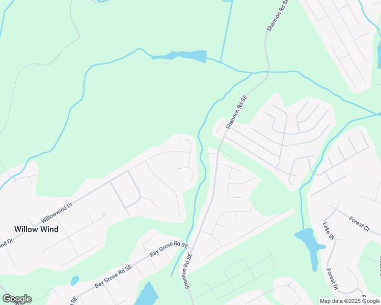 map of restaurants, bars, coffee shops, grocery stores, and more near Cedar Springs Lane Southeast in Loganville