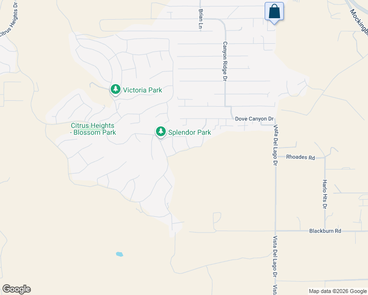 map of restaurants, bars, coffee shops, grocery stores, and more near 14069 Dove Canyon Drive in Riverside