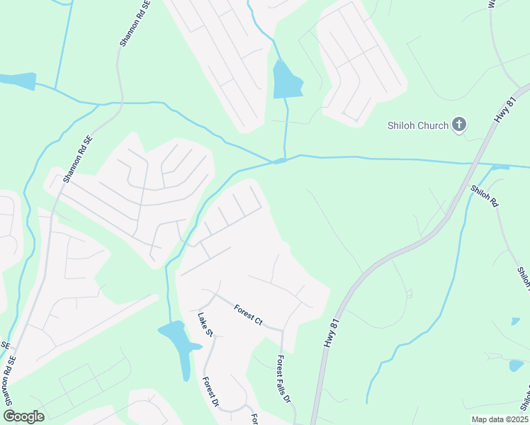 map of restaurants, bars, coffee shops, grocery stores, and more near 1161 High Tide Court in Loganville