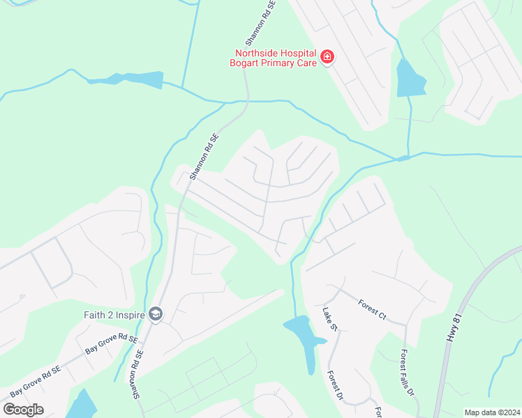 map of restaurants, bars, coffee shops, grocery stores, and more near 760 Franklin Mill Trace in Loganville
