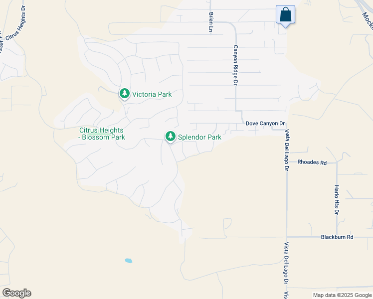 map of restaurants, bars, coffee shops, grocery stores, and more near 17042 Meteor Way in Riverside