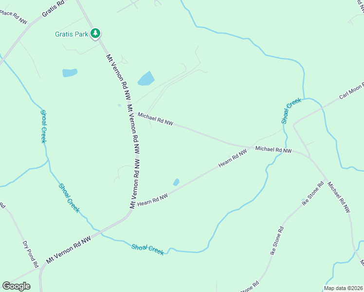 map of restaurants, bars, coffee shops, grocery stores, and more near 1760 Michael Road Northwest in Monroe