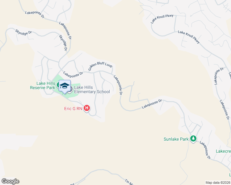 map of restaurants, bars, coffee shops, grocery stores, and more near 17139 Broken Rock Court in Riverside