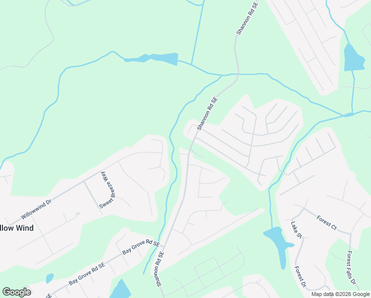map of restaurants, bars, coffee shops, grocery stores, and more near 995 Shannon Road Southeast in Loganville