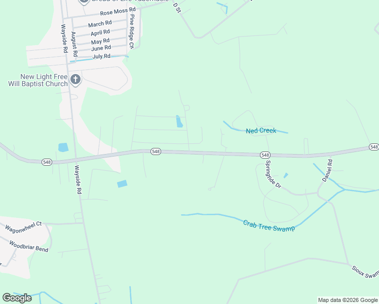 map of restaurants, bars, coffee shops, grocery stores, and more near 857 State Highway 548 in Conway