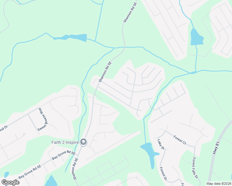 map of restaurants, bars, coffee shops, grocery stores, and more near 3911 Village Main Street in Loganville