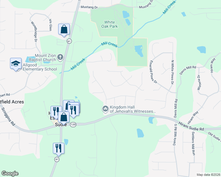 map of restaurants, bars, coffee shops, grocery stores, and more near 66 King Arnold Drive in Dallas