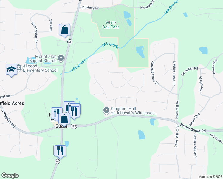 map of restaurants, bars, coffee shops, grocery stores, and more near 66 King Arnold Drive in Dallas