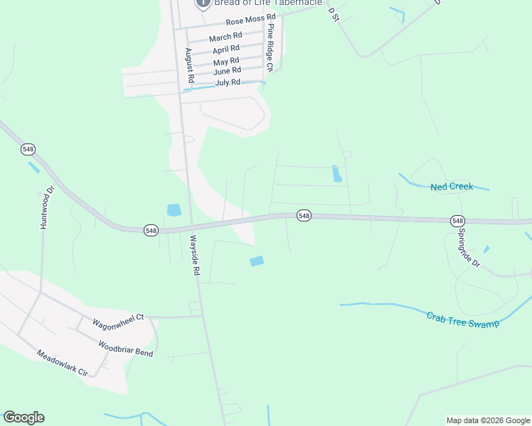 map of restaurants, bars, coffee shops, grocery stores, and more near 1031 State Highway 548 in Conway