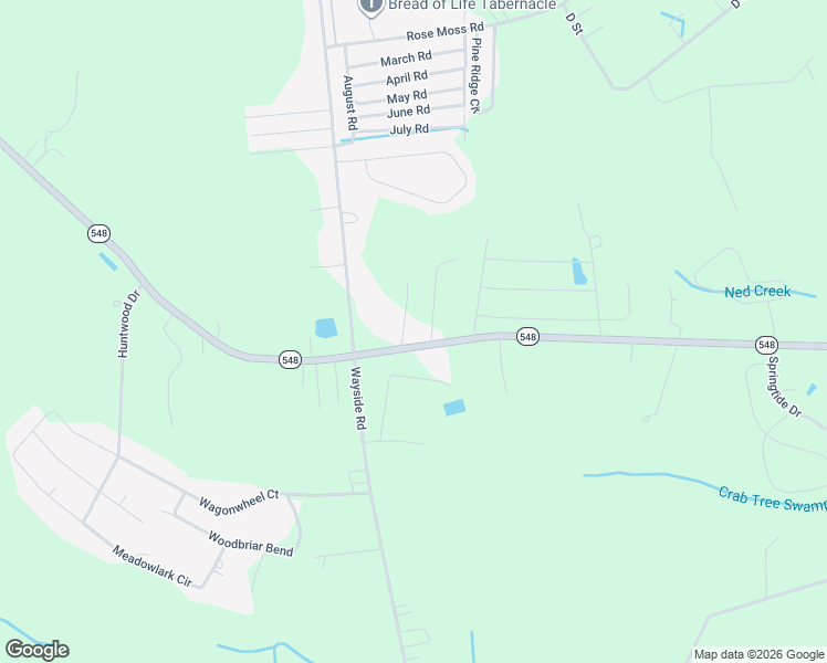 map of restaurants, bars, coffee shops, grocery stores, and more near 640 State Highway 548 in Conway