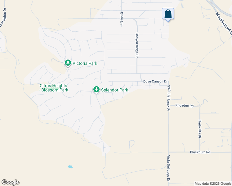 map of restaurants, bars, coffee shops, grocery stores, and more near 14069 Dove Canyon Drive in Riverside