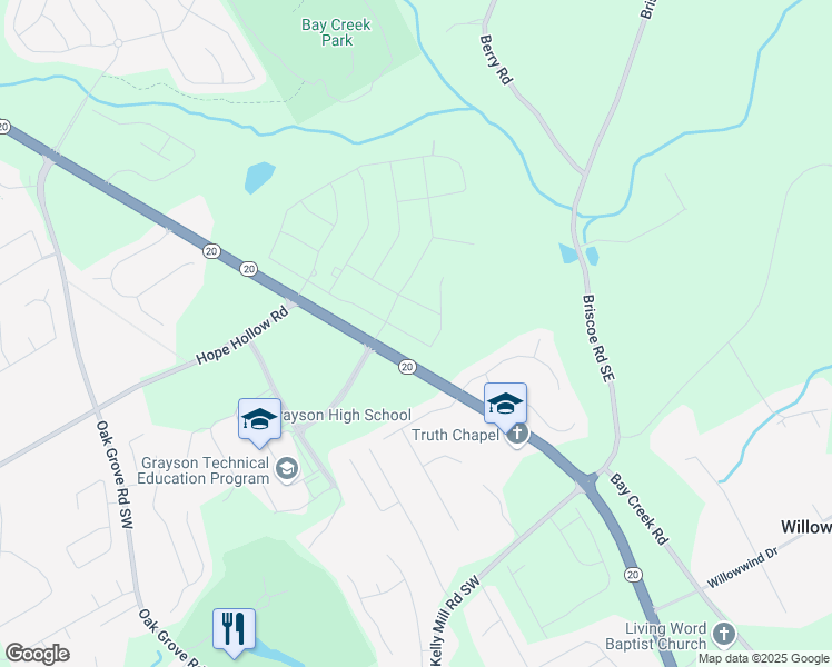 map of restaurants, bars, coffee shops, grocery stores, and more near 1018 Blue Juniper Circle in Gwinnett County